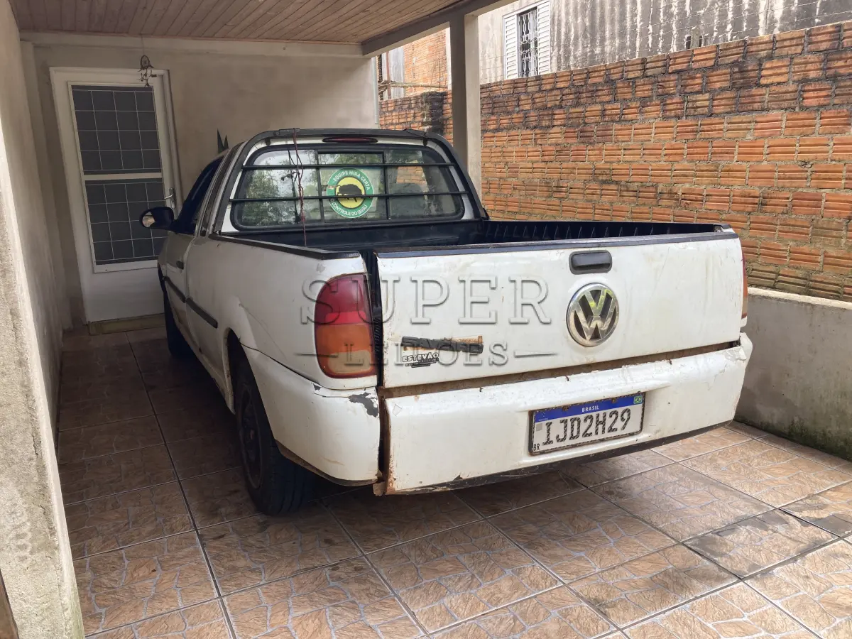 LOTE 001 - V/W SAVEIRO CL 1.6 MI, PLACA IJD2H29, 5, ANO 1999, GASOLINA