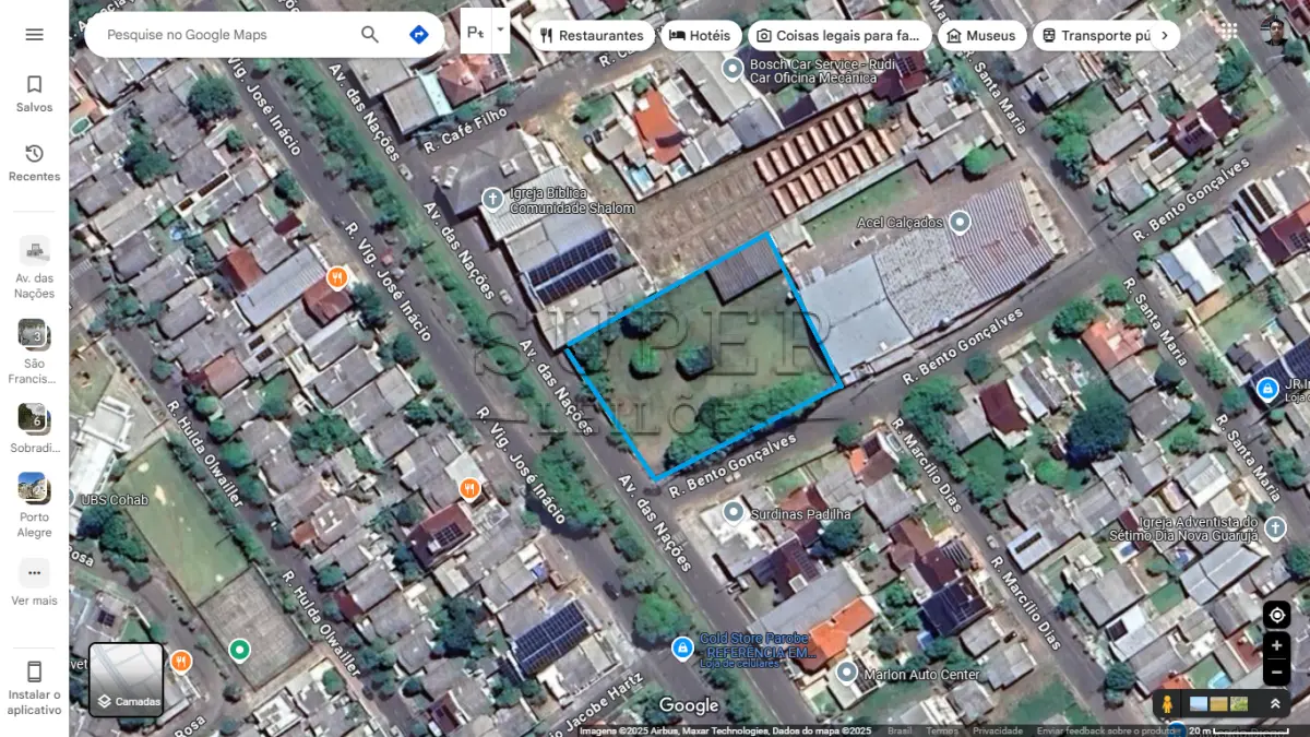 LOTE 002 - TERRENO URBANO, com área de 2.567,50m², situado na avenida das Nações, Parobé/RS
