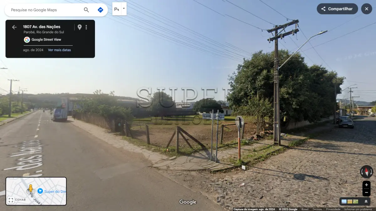 LOTE 002 - TERRENO URBANO, com área de 2.567,50m², situado na avenida das Nações, Parobé/RS