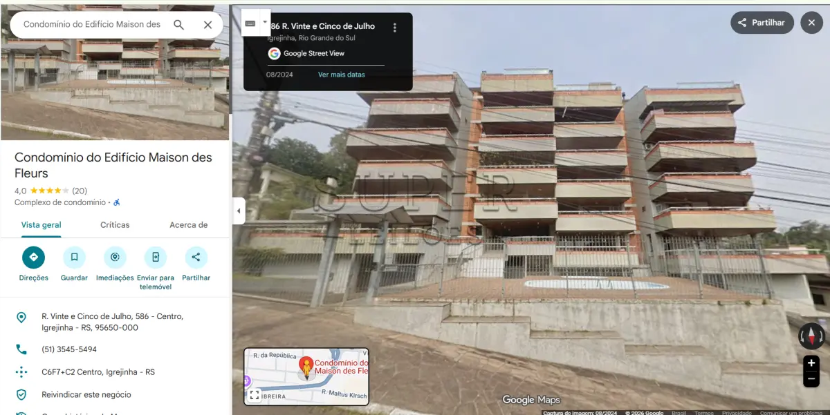 Um imóvel de matrícula nº 2922 (box 25) no condomînio edifício maison des fleurs, registrado no registro de imóveis de igrejinha /rs,