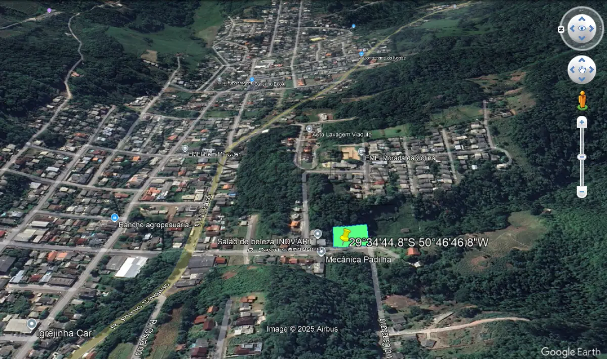 LOTE 001 - Terreno Urbano, com a área de 1.687,50m, com benfeitorias não averbadas. Igrejinha/RS