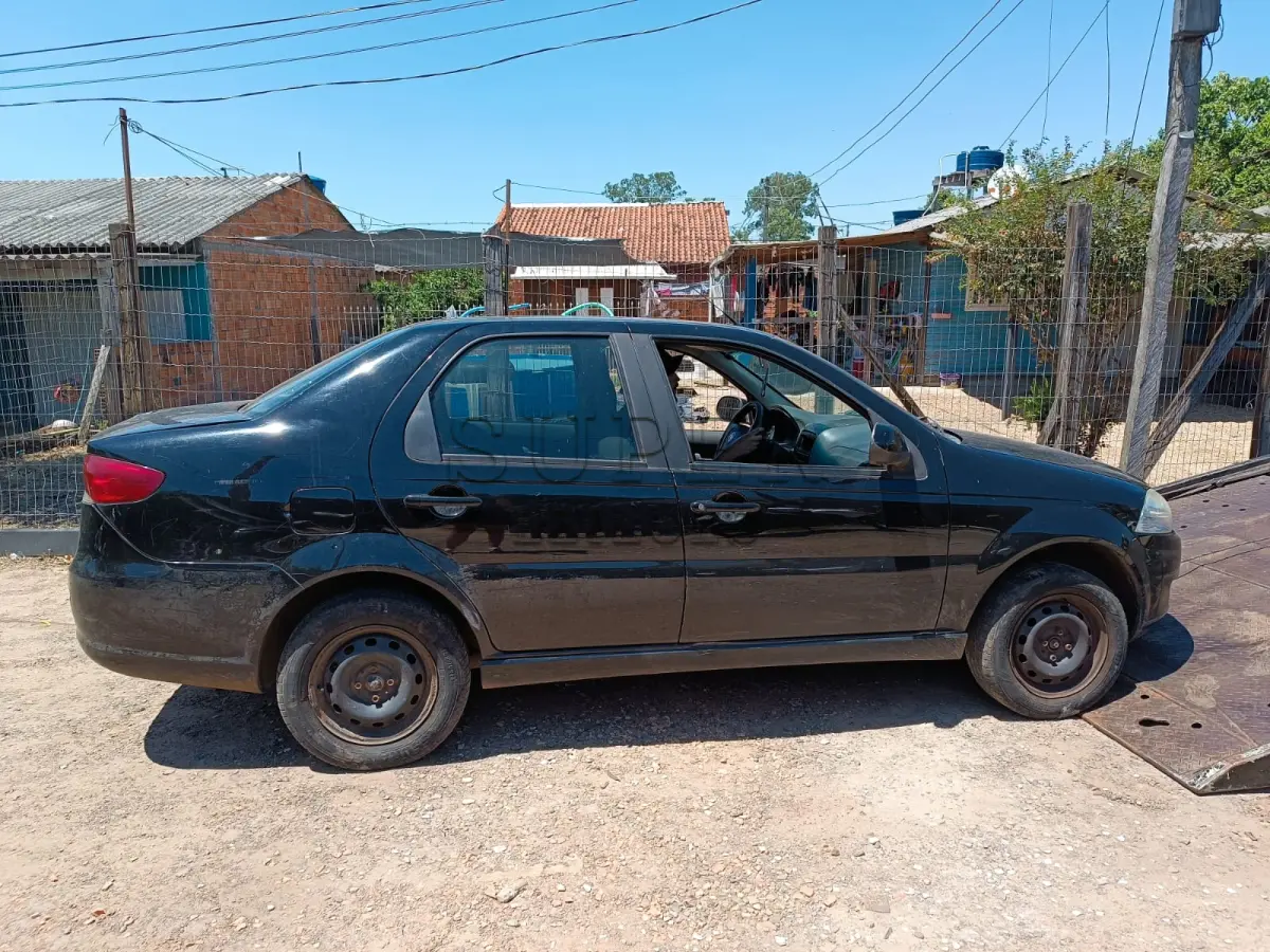 LOTE 001 - VEICULO FIAT SIENA EL 1.0 FLEX, ANO/MODELO 2013/2014, PLACA IUK4137,  COR PRETA,