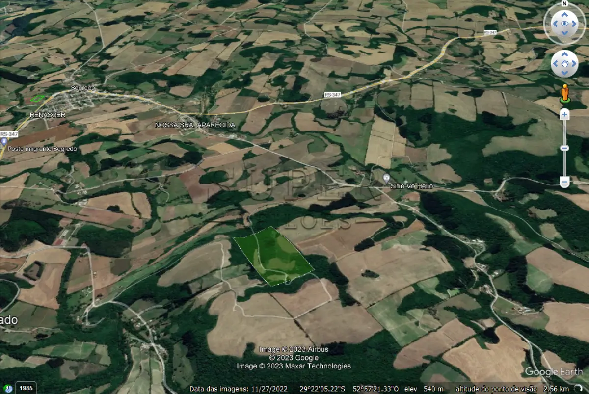 LOTE 001 - Uma fração de terras, de 12 hectares,  Linha Abel, distrito de Segredo, Sobradinho/RS