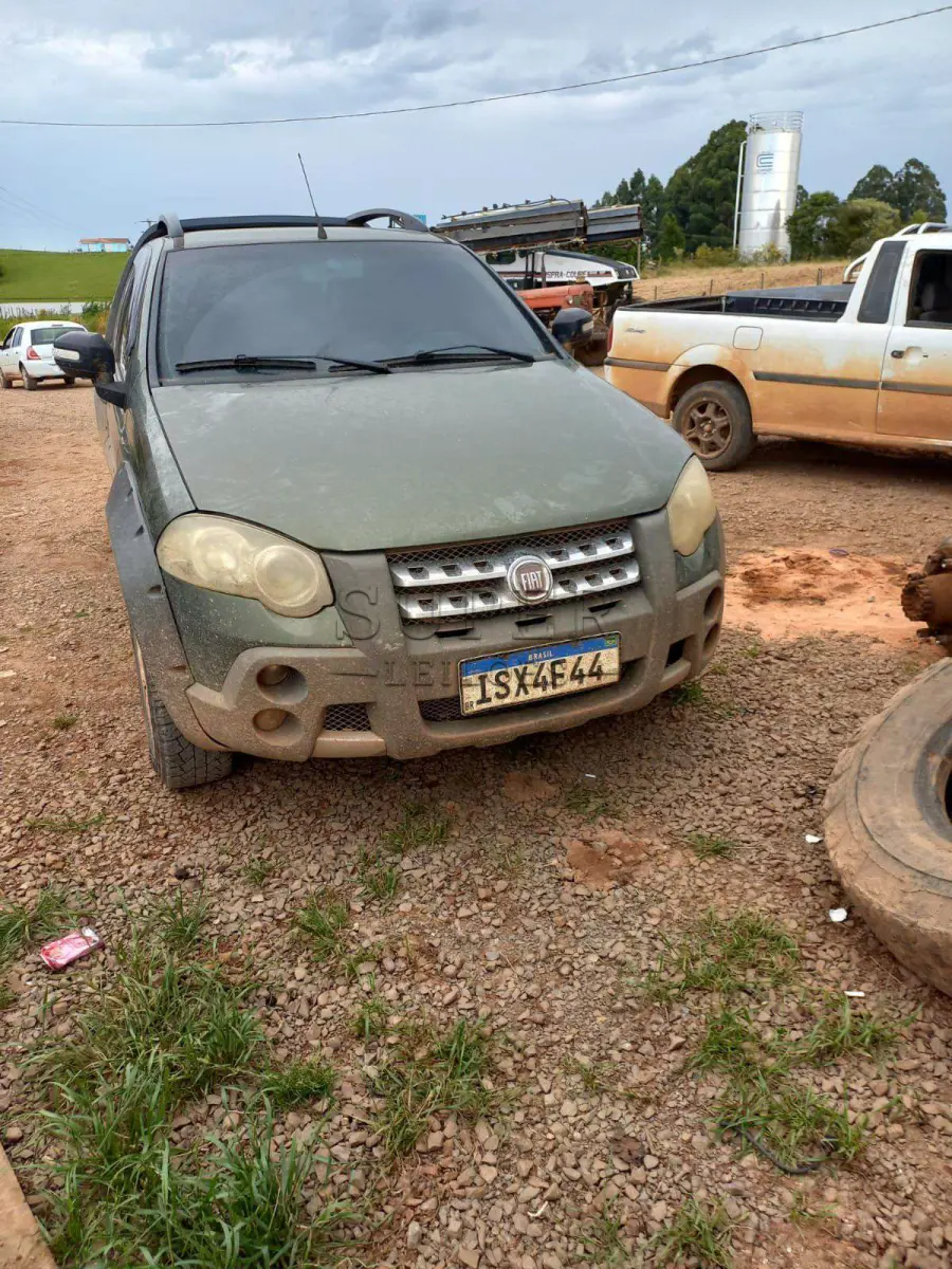 LOTE 001 - CAMIONETA FIAT STRADA ADV DUAL PLACA ISX4F44, ANO/MODELO 2012