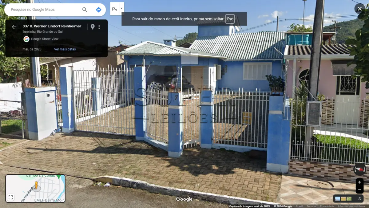LOTE 001 - CASA DE ALVENARIA, SITUADO RUA WERNER LINDORF REINHEIMER, 337, FIGUEIRA, IGREJINHA-RS