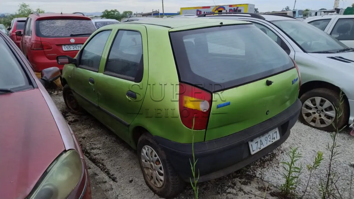 LOTE 005 - CARRO DE ENCHENTE - FIAT PALIO EDX, COR VERDE, CHASSI 9BD178226V0382786, PLACA LZA9347, ANO/MODELO 1997.