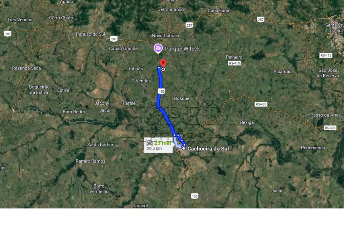 LOTE 015 - UMA FRAÇÃO DE 5,2972 hectares, Sanga Funda,  Novo Cabrais/RS
