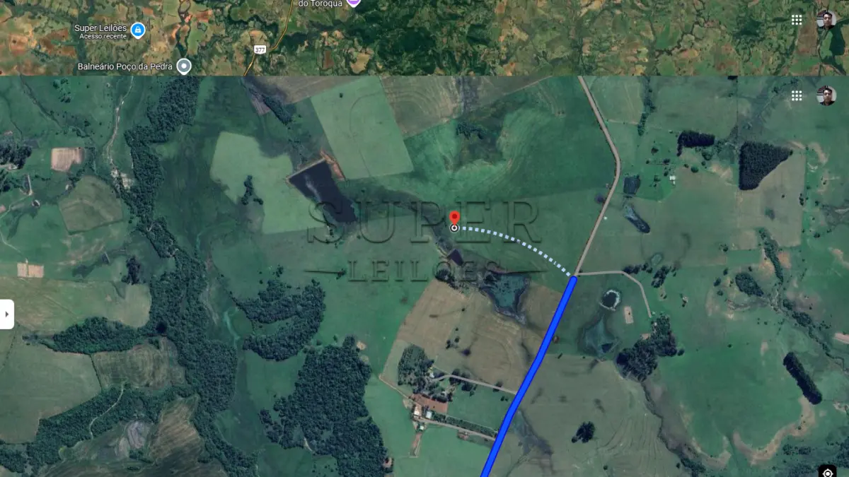 LOTE 009 - Uma Fração de Campos, com área de 9ha.62ª.26ca.80dm², localidade Buricaci,  São Francisco de Assis/RS.