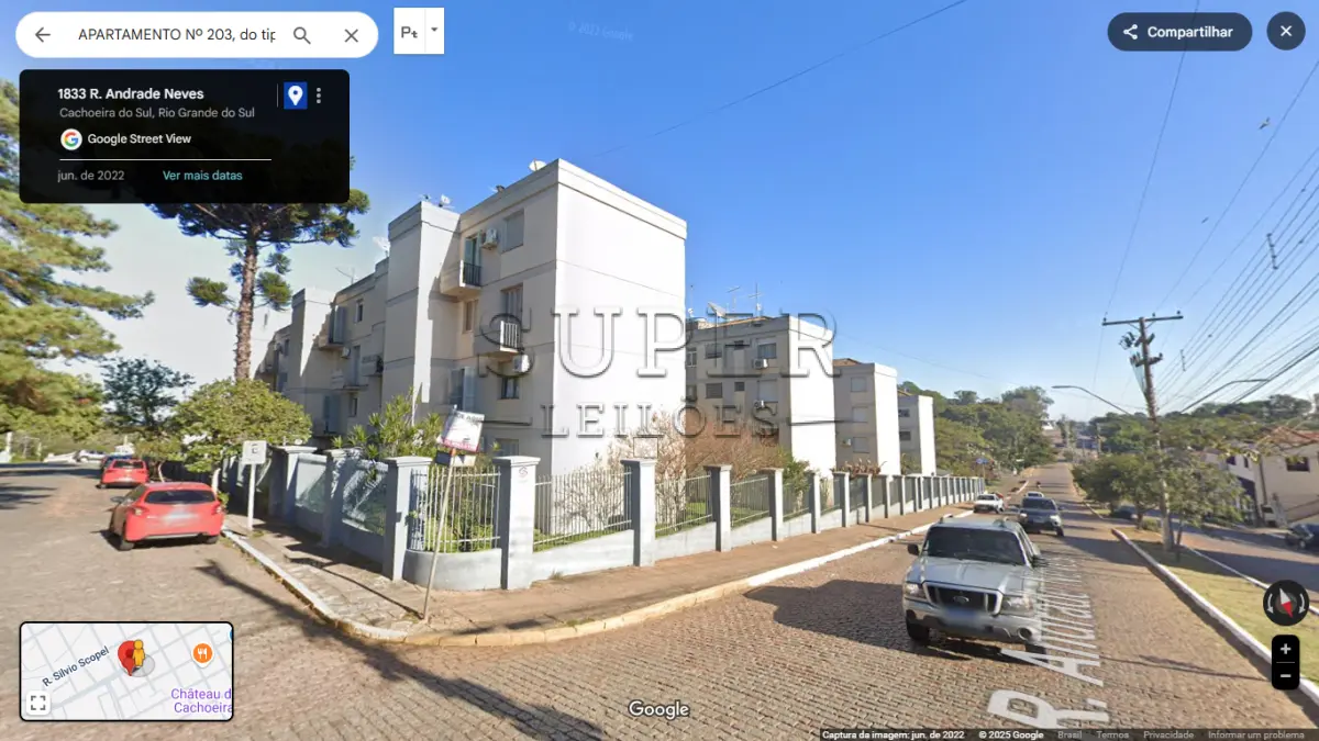 LOTE 002 - APARTAMENTO Nº 203, 2] Pavimento, Bloco A-2,  Rua  Andrade Neves 1855, Cachoeira do Sul/RS