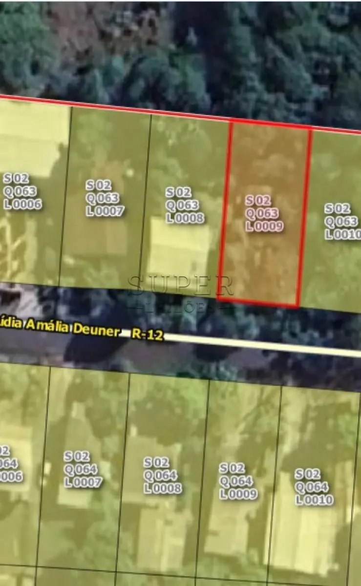 LOTE 007 - Um imóvel de matrícula 25.483 na cidade de Igrejinha/RS, situado na Rua Lídia Amália Deuner, s/n, Lote 09, quadra K e Lote 13, Quadra K, VIADUTO - Igrejinha/RS, conforme termo de avaliação do oficial de Justiça.