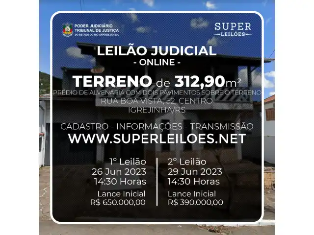 PRÉDIO COMERCIAL,  ANTIGO CRI DE IGREJINHA/RS E APARTAMENTOS