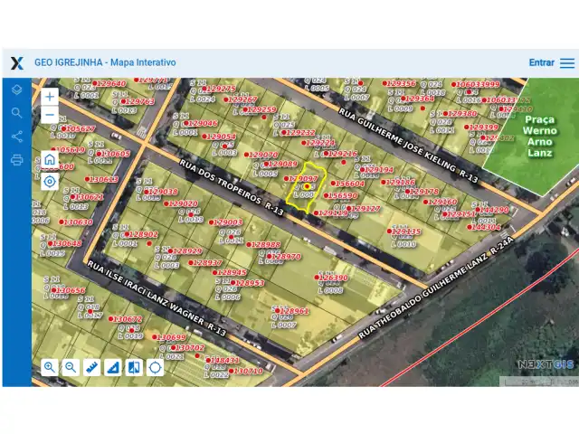 Terreno Urbano, I, situado na Rua do Tropeiros sob o número 72, área de 200m², Igrejinha/RS