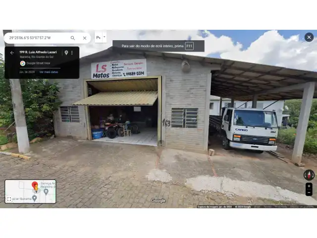 UM TERRENO URBANO, ÀREA SUPERFICIAL DE 364,97m2, com um pavilhão de alvenaria, Ibarama/RS