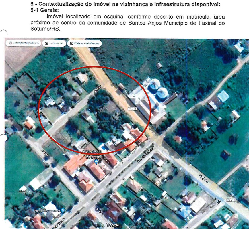 Imagem do imóvel R11/15.737 Área De 279,996m² Dentro De Área Maior Da Matrícula Nº 15.737. Em Faxinal Do Soturno/rs